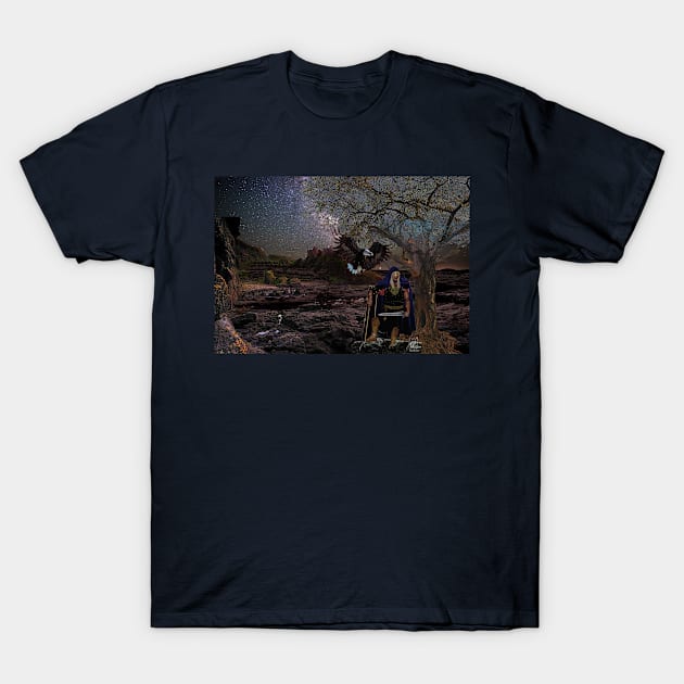 The Night Watcher T-Shirt by mjartscom